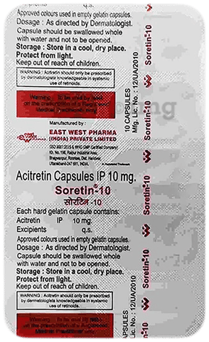 Soretin 10mg Capsule