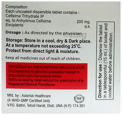 Cefisil 200 Tablet DT image