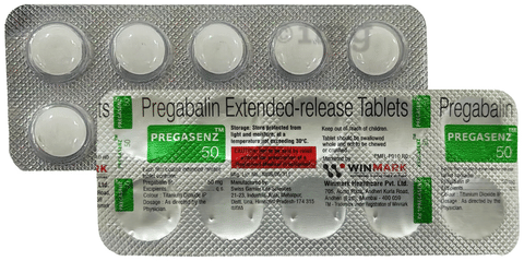 Pregasenz 50mg Tablet image