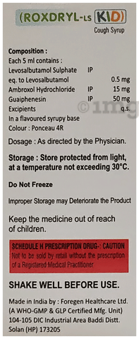 Roxdryl-LS Kid Syrup image Roxdryl-LS Kid Syrup image