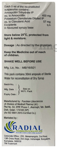 Radiclav DDS Dry Syrup