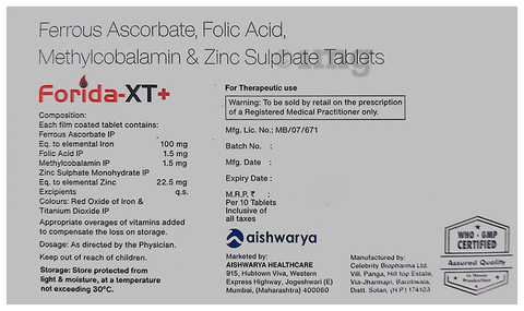 Forida-XT+ Tablet image