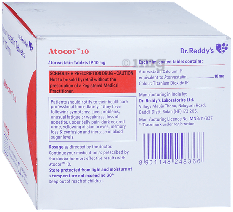 Atocor 10 Tablet image