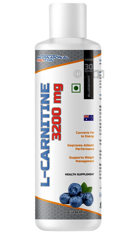 International Protein L Carnitine 3200mg Blueberry: Buy bottle of 450.0 ml Liquid at best price in India | 1mg International Protein L Carnitine 3200mg Blueberry: Buy bottle of 450.0 ml Liquid at best price in India | 1mg