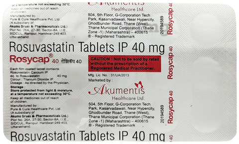 Rosycap 40 Tablet image