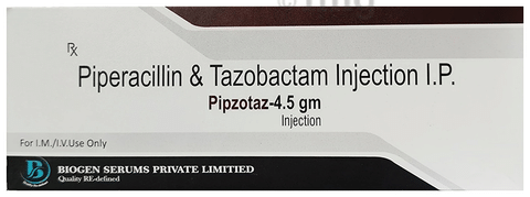 Pipzotaz 4.5gm Injection