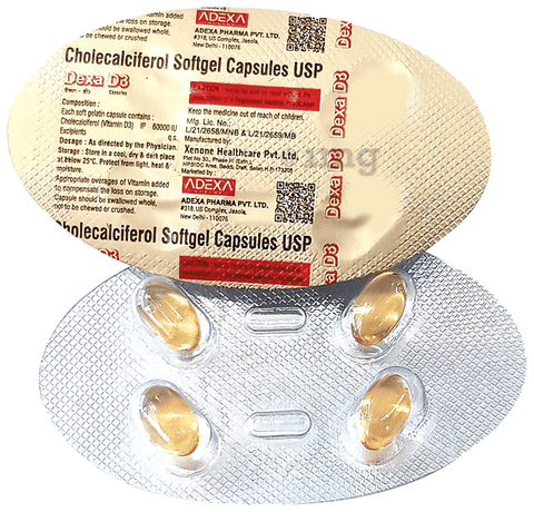 Dexa D3 Softgel Capsule image