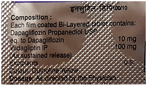 Insuvil-DP 100/10 Tablet SR image Insuvil-DP 100/10 Tablet SR image