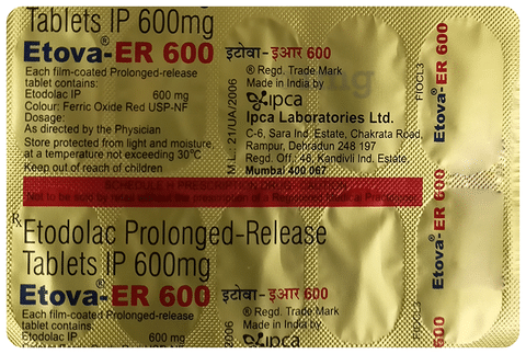 Etodolac er tab 600mg