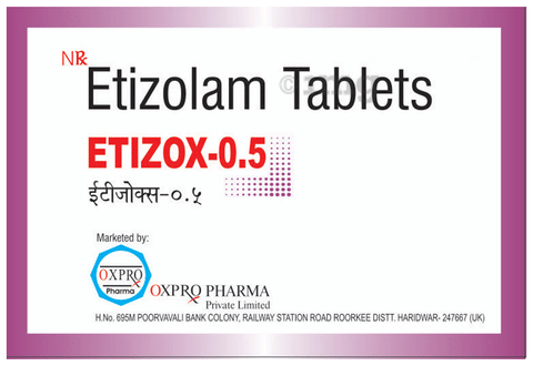 Etizox 0.5 Tablet image