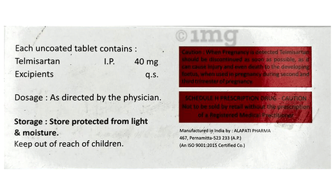 Telxyl 40 Tablet image