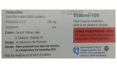 Etdone 100 Tablet image