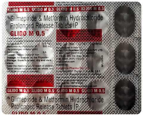 Glido M 0.5 Tablet PR