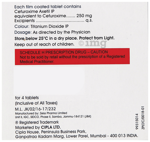 Cefasyn 250 Tablet image