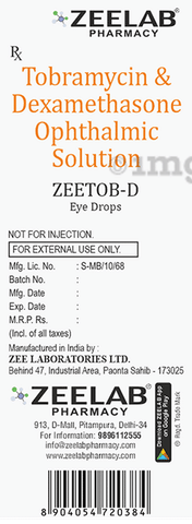 Zeetob-D Eye Drop