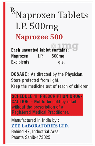 नैप्रोज़ी 500mg टैबलेट image नैप्रोज़ी 500mg टैबलेट image