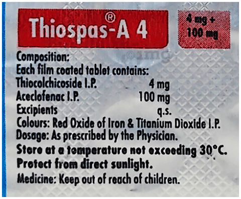 Thiospas-A 4 Tablet image