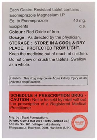 Esomust 40 Tablet image