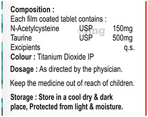 N-Acetau Tablet image N-Acetau Tablet image
