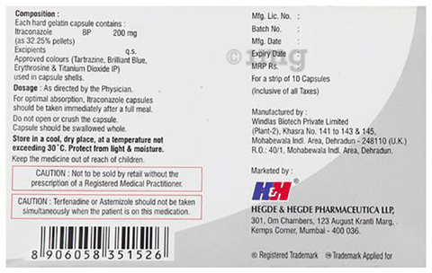 Itzhh 200 Capsule