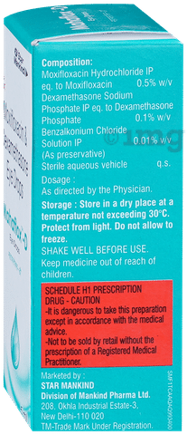 Mahaflox-D Eye Drop