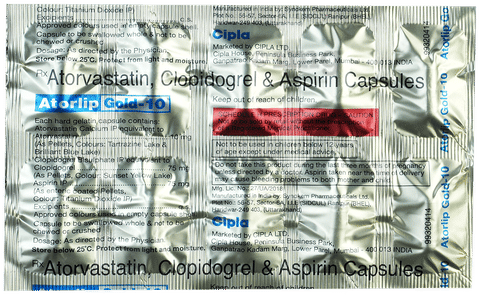 Atorlip Gold 10 Capsule image