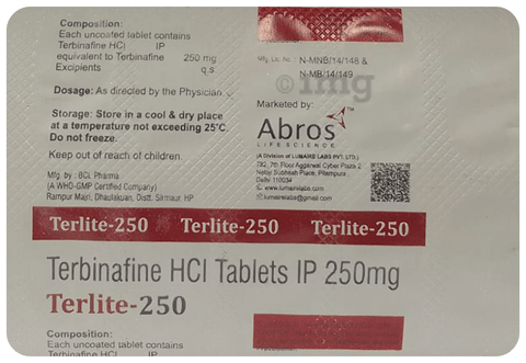 Terlite 250 Tablet image Terlite 250 Tablet image