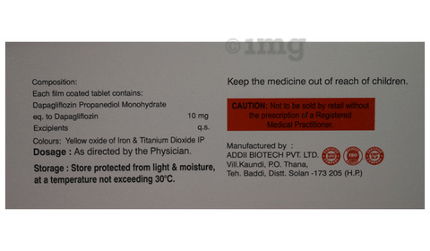 Evadapa 10 Tablet image