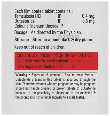 Urislash D 0.4mg/0.5mg Tablet MR