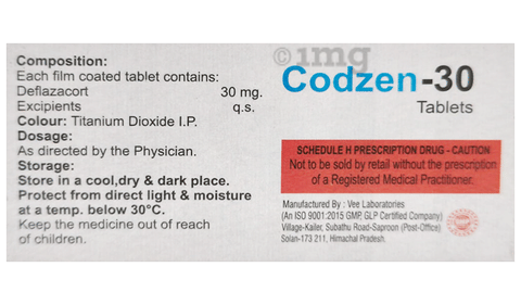 Codzen 30 Tablet image