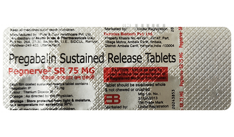 Pegnerve-SR 75 MG Tablet image Pegnerve-SR 75 MG Tablet image