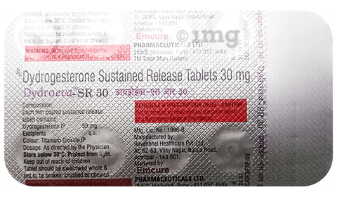 Dydro eva-SR 30 Tablet image Dydro eva-SR 30 Tablet image