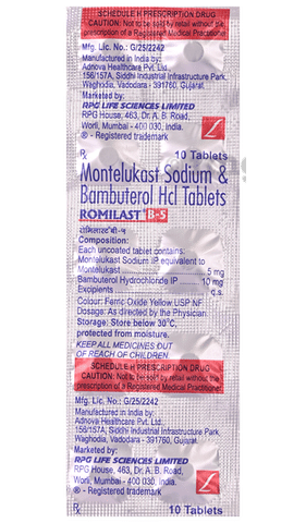 Romilast B-5 Tablet image Romilast B-5 Tablet image