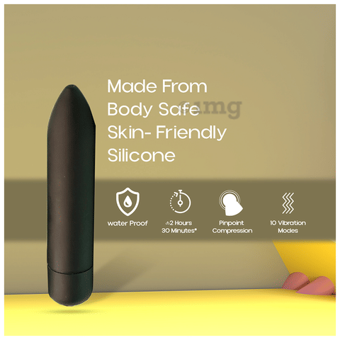 Secret Vibes Bullet Mini Massager Black: Buy box of 1.0 Massager at    in India | 1mg