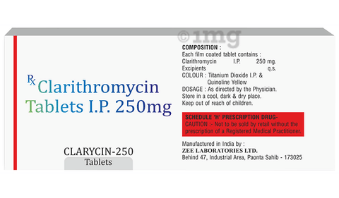 Clarycin 250 Tablet image