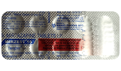 Mirzest 15mg Tablet image Mirzest 15mg Tablet image
