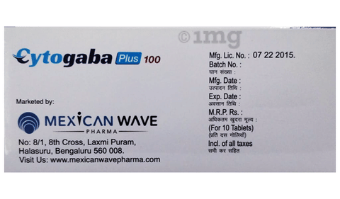 Cytogaba Plus 100 Tablet image