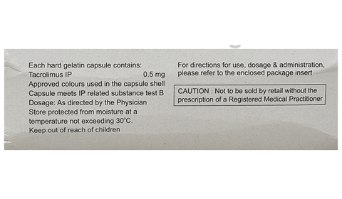 Tacva 0.5mg Capsule image Tacva 0.5mg Capsule image