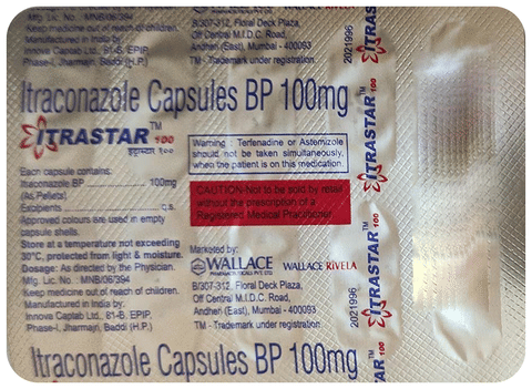 Itrastar 100mg Capsule