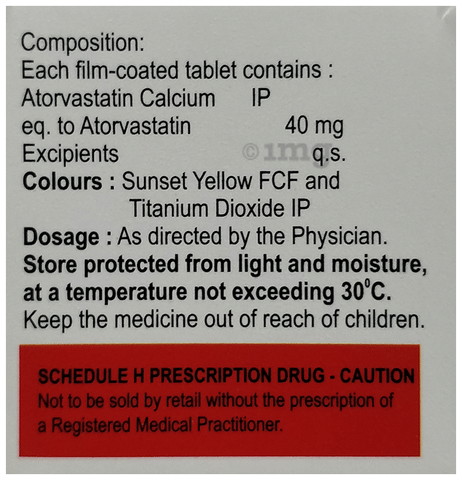 Atorcaid 40 Tablet image