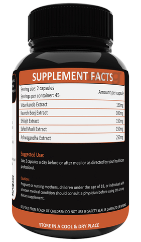 Organic Vasi Testo Boost Capsule 3