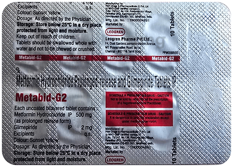 Metabid-G2 Tablet PR image