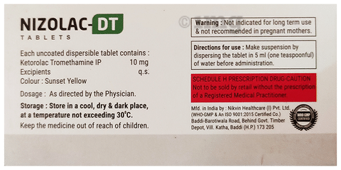 Nizolac-DT Tablet