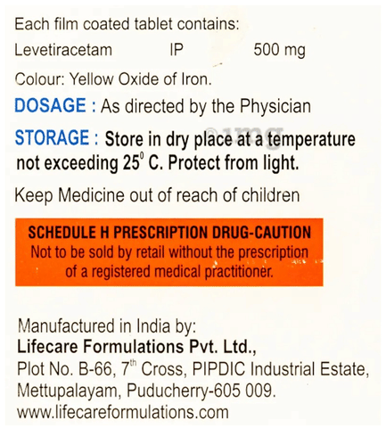 Levisign 500mg Tablet image Levisign 500mg Tablet image