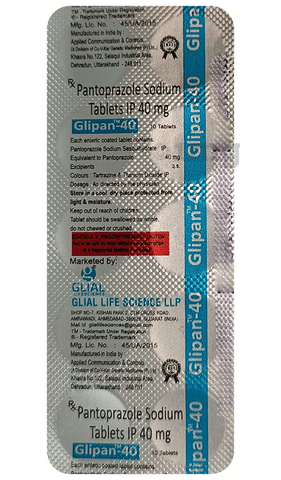 Glipan 40mg Tablet image Glipan 40mg Tablet image