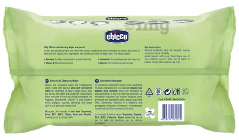 Chicco Baby Moments Soft Cleansing Wipes: Buy Pop Up Box of