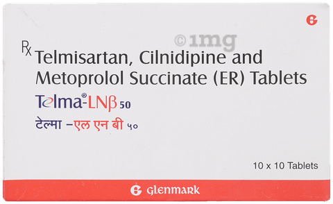 Telma LNB 10mg/50mg/40mg Tablet ER