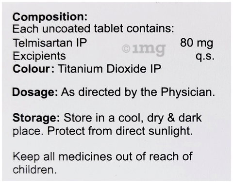 TelViLite 80mg Tablet image