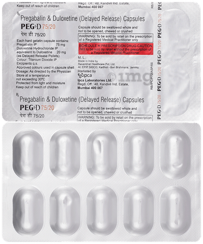 Peg D 75mg/20mg Capsule image