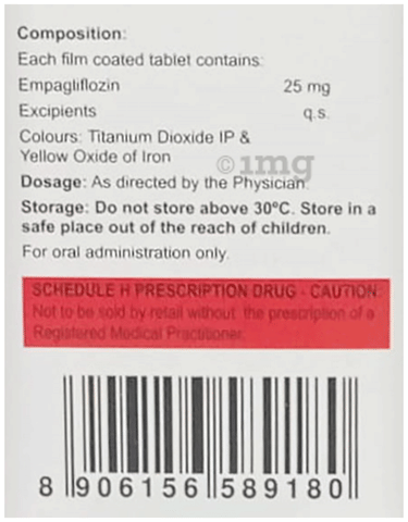 Empasmart 25 Tablet image Empasmart 25 Tablet image